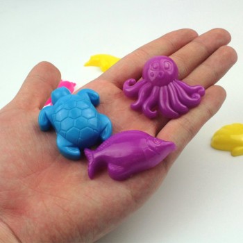 12PCS/Set Beach Sand Molds Children Polymer Clay Molds Beach Sand Mould Toy Set Sands Turtle Cartoon Animal Mould Toys For Kids