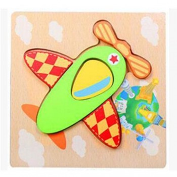 Montessori Toys Educational Wooden Toys for Children Early Learning 3D Cartoon Animal Puzzle Intelligence Jigsaw