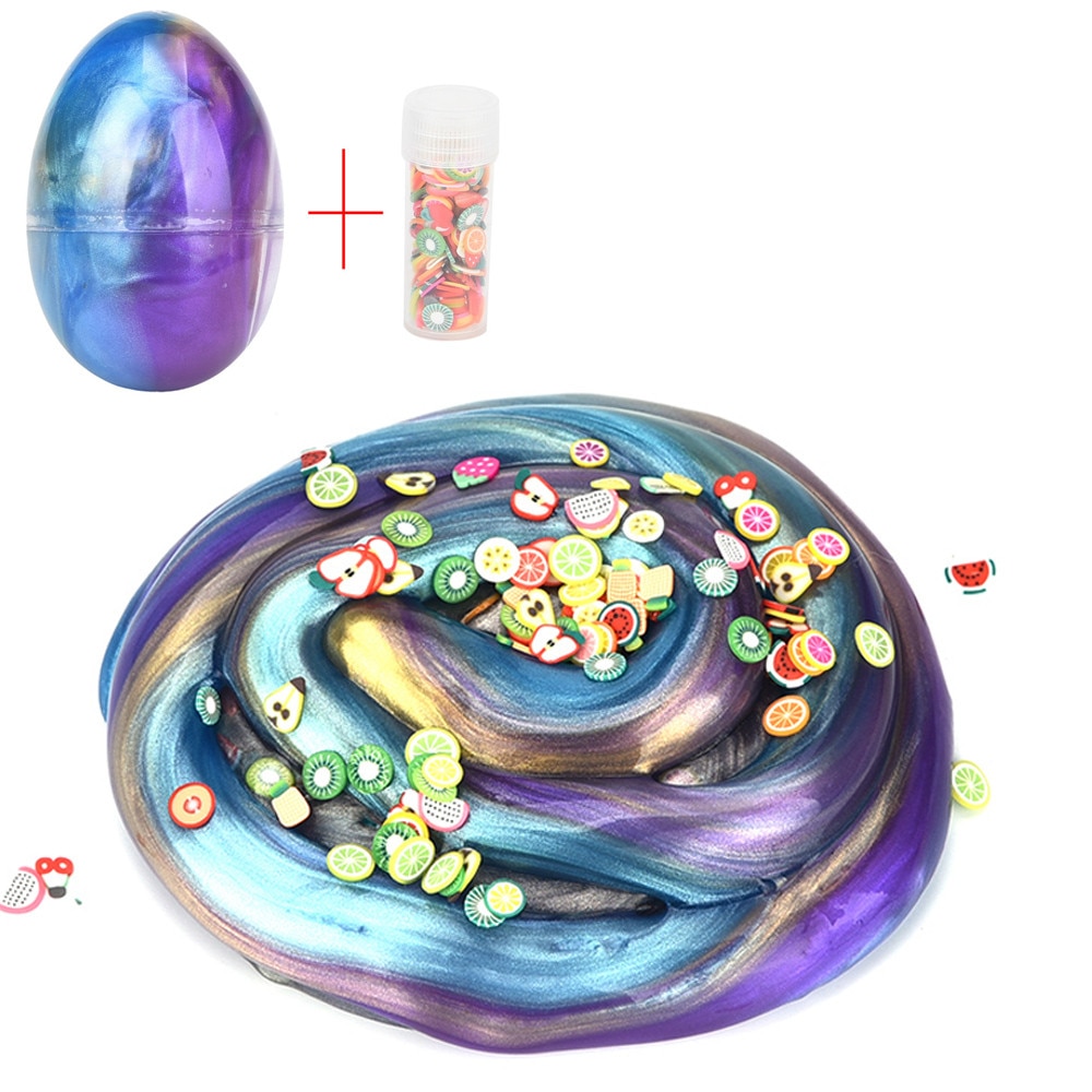 Easter Egg Colorful Soft Slime Scented Stress Relief Toy Sludge Stress Relief Toy Sludge Anti Stress Toys For Kids FE01d