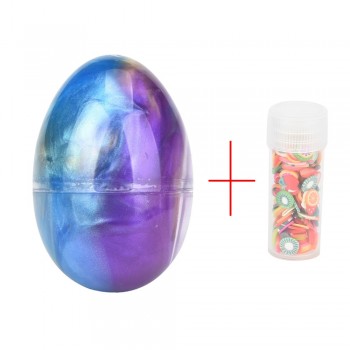 Easter Egg Colorful Soft Slime Scented Stress Relief Toy Sludge Stress Relief Toy Sludge Anti Stress Toys For Kids FE01d