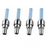 4 x Valve Cap Wheel Light Bicycle Car Motorcycle Tire Blue