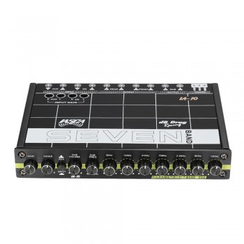 KKMOON Car Audio Modified Car Equalizer Fever Class EQ Car 7 Equalizer Car Audio Tuner