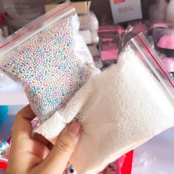 Slime Warm Color Snow Mud Particles Accessories Tiny Foam Beads Slime Balls Supplies