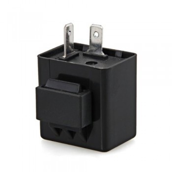 Turn Signal Flasher Blinker Relay 12V 2 Pin for Motorcycle LED Indicator Light