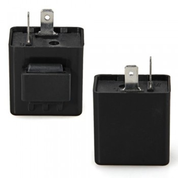 Turn Signal Flasher Blinker Relay 12V 2 Pin for Motorcycle LED Indicator Light
