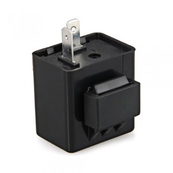 Turn Signal Flasher Blinker Relay 12V 2 Pin for Motorcycle LED Indicator Light