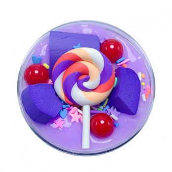 Clay Slime DIY Soft Cotton Cloud Slime Fluffy Cute Lollipop Butter Slime DIY Stress Relief Children Kid Funny Toy Gift M1231