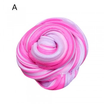 QWOK Fluffy Foam Slime Soft Styrofoam Light Clay Fidget Plasticine Supplies DIY Charms Fruit Kit Kids Toys for Children 60ml