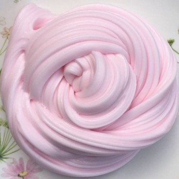 QWOK Fluffy Foam Slime Soft Styrofoam Light Clay Fidget Plasticine Supplies DIY Charms Fruit Kit Kids Toys for Children 60ml