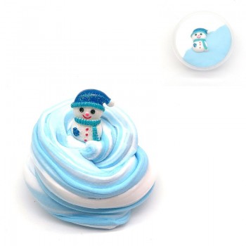 QWOK Fluffy Foam Slime Soft Styrofoam Light Clay Fidget Plasticine Supplies DIY Charms Fruit Kit Kids Toys for Children 60ml