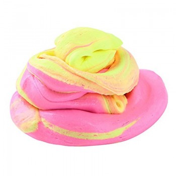 QWOK Fluffy Foam Slime Soft Styrofoam Light Clay Fidget Plasticine Supplies DIY Charms Fruit Kit Kids Toys for Children 60ml