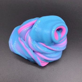 QWOK Fluffy Foam Slime Soft Styrofoam Light Clay Fidget Plasticine Supplies DIY Charms Fruit Kit Kids Toys for Children 60ml