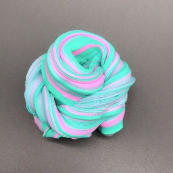 QWOK Fluffy Foam Slime Soft Styrofoam Light Clay Fidget Plasticine Supplies DIY Charms Fruit Kit Kids Toys for Children 60ml