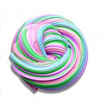 QWOK Fluffy Foam Slime Soft Styrofoam Light Clay Fidget Plasticine Supplies DIY Charms Fruit Kit Kids Toys for Children 60ml