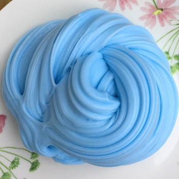 QWOK Fluffy Foam Slime Soft Styrofoam Light Clay Fidget Plasticine Supplies DIY Charms Fruit Kit Kids Toys for Children 60ml