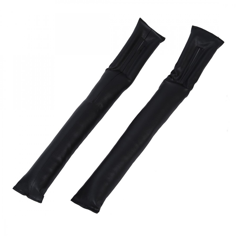 2Pcs Car Seat Pad Gap Fillers Holster Spacer Filler Padding Black