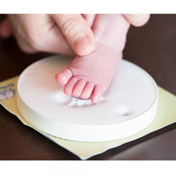 Baby Handprint Slime Soft Modeling Clay Air Drying Play Light Clay Toys Polymer Plasticine Footprint Imprint Kit DIY Toy