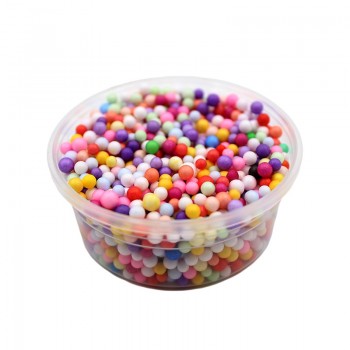 Super Fluffy Slime Clay DIY Soft Glue Foam Beads Box Cotton Ball Kit Not Plasticine Craft for Antistress Kids Toys Supplies