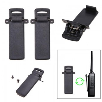 2Pcs Walkie talkie Belt Clip for Baofeng UV-5R UV-5RA UV-5RB UV-5RC UV-5RD UV-5RE 5RE Two Way Radio Accessories High Quality
