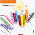 12 Colors 3.5g Sequin/Glitter Filler Clear/Fluffy Slime Box Toys For Children Charms Lizun Modeling Clay DIY Kit AccessoriesGift