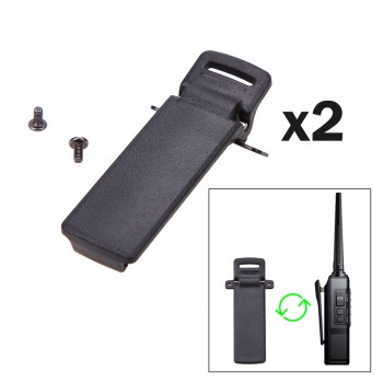 2Pcs Walkie talkie Belt Clip for Baofeng UV-5R UV-5RA UV-5RB UV-5RC UV-5RD UV-5RE 5RE Two Way Radio Accessories