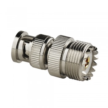 Eightwood   BNC-UHF Car Radio Antenna Adapter BNC Plug to UHF Jack Straight SO-239 SO239 (5PCS)