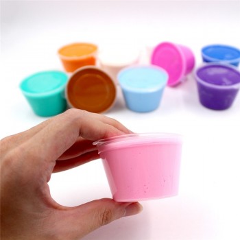 Fluffy Slime Box Pack Hand Gum Playdough Supplies Soft Clay Floam Scented Stress Relief Release Clay Plasticine Toys for Kids