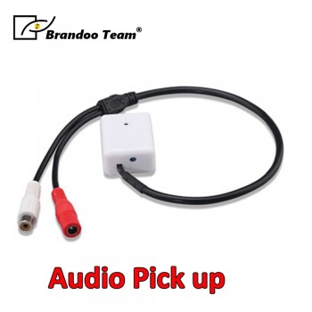 Cheapest and free shipping Mini Mic CCTV Audio Microphone 12V DC RCA Output Audio Sound pick up for Security Camera DVRs