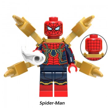 Super Heroes lEGOED Marvel Avengers Infinity War Iron Man Thanos Thor Black Panther Falcon Gamora Hulk Building Blocks toy