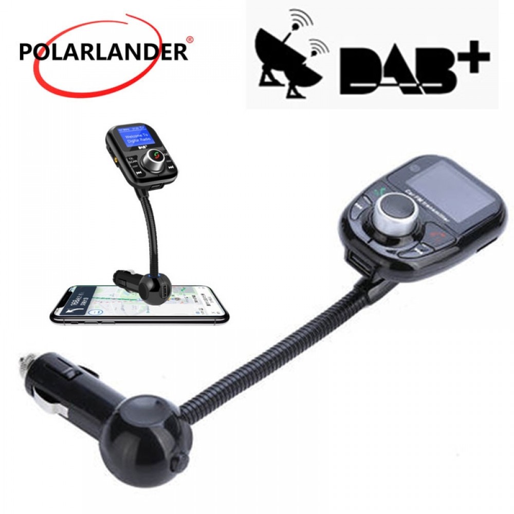 Car Kit FM Transmitter Hands free  TF USB Antenna Charging Ports Bluetooth Digital DAB/DAB+ Receiver  MP3 Player LCD Display