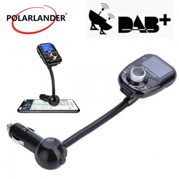 Car Kit FM Transmitter Hands free  TF USB Antenna Charging Ports Bluetooth Digital DAB/DAB+ Receiver  MP3 Player LCD Display