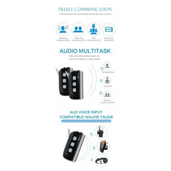 Interphone headsets 2 PCS TTS 2000m Max Dual Bluetooth 4.0 Interphone Headsets for Motorcycle Helmet Max Support Four Riders FM