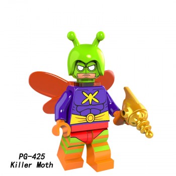 For legoing 18 Series Figures Fire dragon racing man Building blocks balloon cake boy Flowerpot girl Lucky Draw Aberdeen Toys