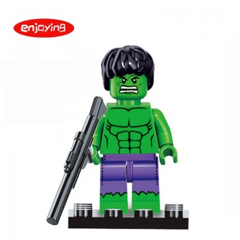 Marvell Super Heroes Figures Batman Spiderman Ninjago Iron Man Hulk Compatible with LEGOing Building Blocks Toys for Children