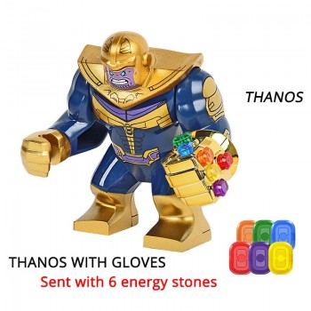 Legoinglys Thanos Energy Stones Gloves Building Blocks Avengers 3 New Infinity War Iron Man Block Marvel Figures Kids Toys Gift