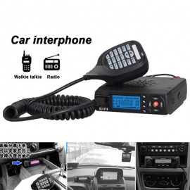 Vehemo Mini Dual Band Mobile Radio VHF/UHF Transceiver 200CH Two-way-radio Car Radio Sister KT8900 KT-8900R UV-25HX