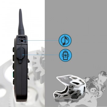 1300M Helmet Intercom 2pcs motorcycle interphone bluetooth moto helmet intercom interphone Hi-Fi stereo headset walkie talkie