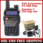 10 PCS UV-5RE PLUS VHF/UHF Dual Band Radio Two Way Radio Walkie Talkie Handheld Tranceiver Portable Wholesale Free DHL