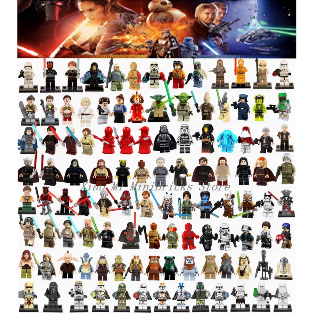 Legoing Star Wars Building Blocks Figure Han Solo Anakin Darth Vader Yoda Star Wars Toys Compatible Legoings Starwars Figures