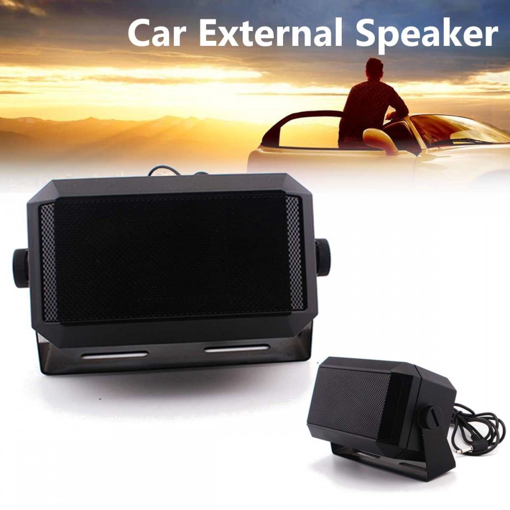 Car External Speaker High power Loudspeaker Sound Amplifier AMP For Car Radio Intercom Walkie Talkie Radio Car Mobile Radio