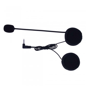 2PCS 3.5MM Vnetphone V6 Accessories Earphone Speaker Microphone Clip Suit For V6 V4 Motorcycle Helmet Bluetooth Intercom Moto