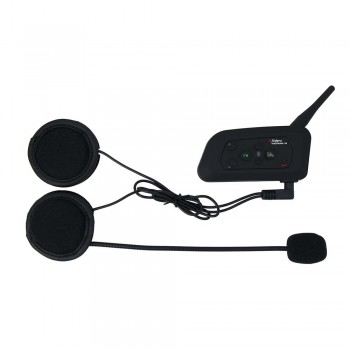 2PCS 3.5MM Vnetphone V6 Accessories Earphone Speaker Microphone Clip Suit For V6 V4 Motorcycle Helmet Bluetooth Intercom Moto