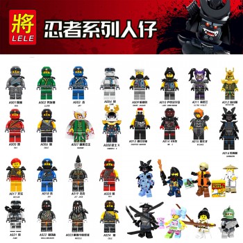 Legoing Ninjagoes Figures Ninja Movie Master Wu Jie Kai Lloyd Card Run Snake kIDS Toys Ninjagoes Legoing Building Blocks Bricks
