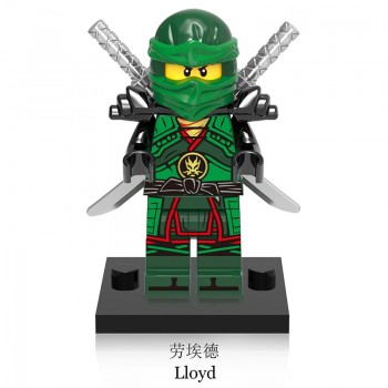 Legoing Ninjagoes Figures Ninja Movie Master Wu Jie Kai Lloyd Card Run Snake kIDS Toys Ninjagoes Legoing Building Blocks Bricks