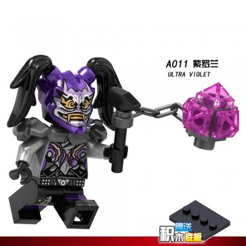 Legoing Ninjagoes Figures Ninja Movie Master Wu Jie Kai Lloyd Card Run Snake kIDS Toys Ninjagoes Legoing Building Blocks Bricks