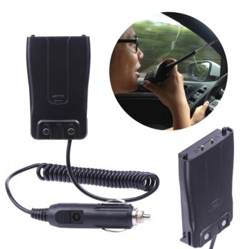 Car Charger Battery Eliminator Adapter for Baofeng BF-888s 777 666s Radio Walkie Talkie Accessories w/ Cigarette Lighter Plug
