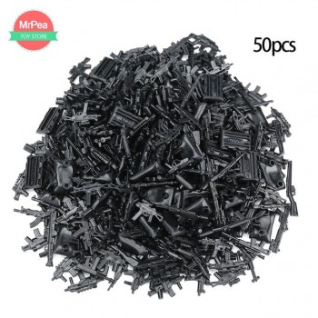 100pcs Military SWAT Police Gun Weapons Pack Army Soldiers Building Blocks MOC Arms City Compatible With LegoINGly Weapon Series