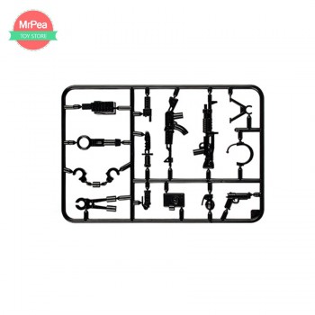 100pcs Military SWAT Police Gun Weapons Pack Army Soldiers Building Blocks MOC Arms City Compatible With LegoINGly Weapon Series