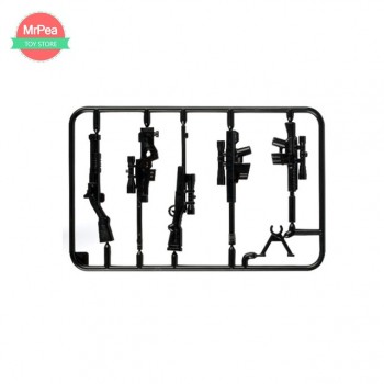 100pcs Military SWAT Police Gun Weapons Pack Army Soldiers Building Blocks MOC Arms City Compatible With LegoINGly Weapon Series