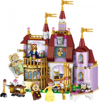 Dream Princess Elsa Ice Castle Princess Anna Assemble Set Model Building Blocks Toys For Girls Compatible With Legoing Friends